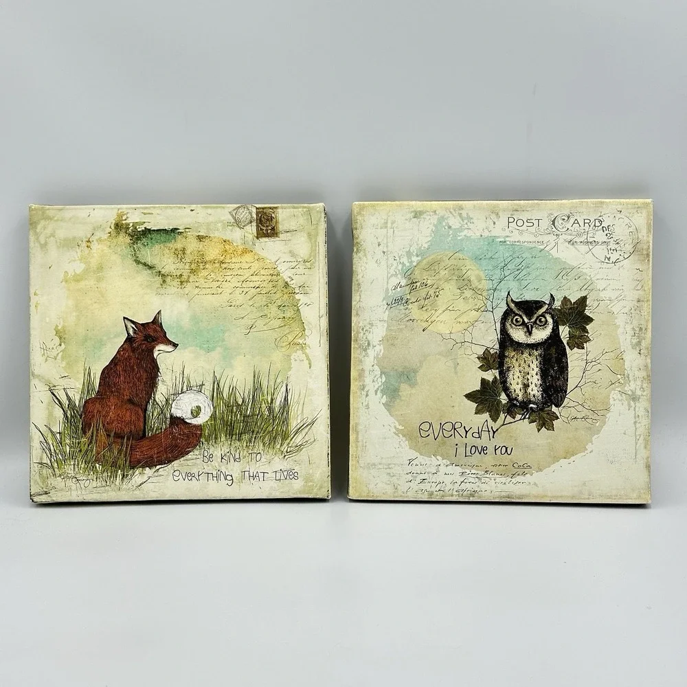 Darche Texas Wall Art Set of 2 Canvas Panels 8